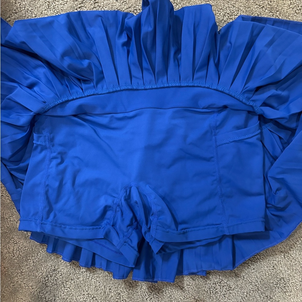 Gold hinge blue skirt - Picture 3 of 4